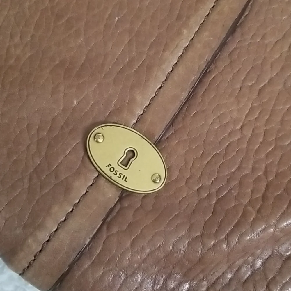 Fossil Leather Y2K Hobo